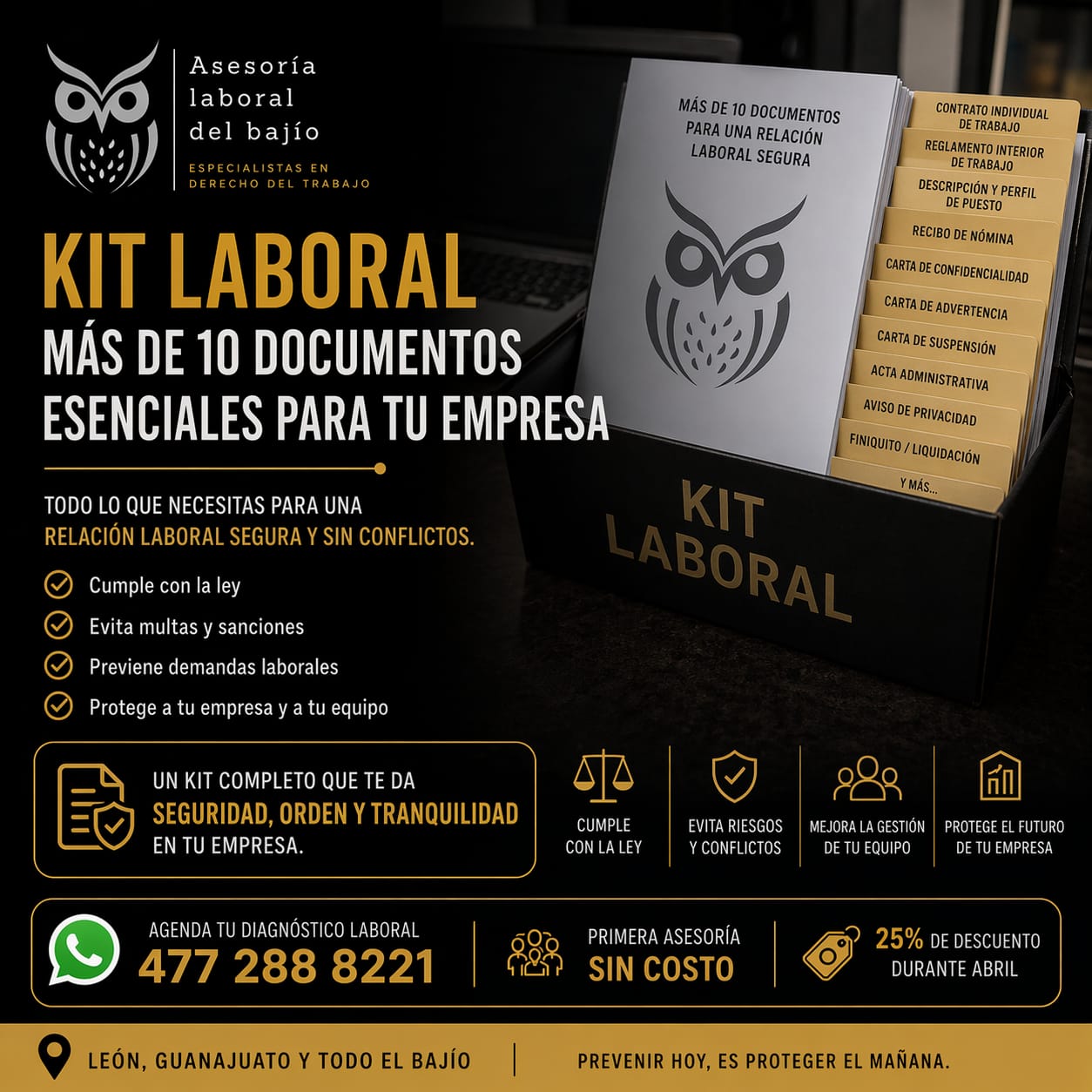 Búho sabiduría legal